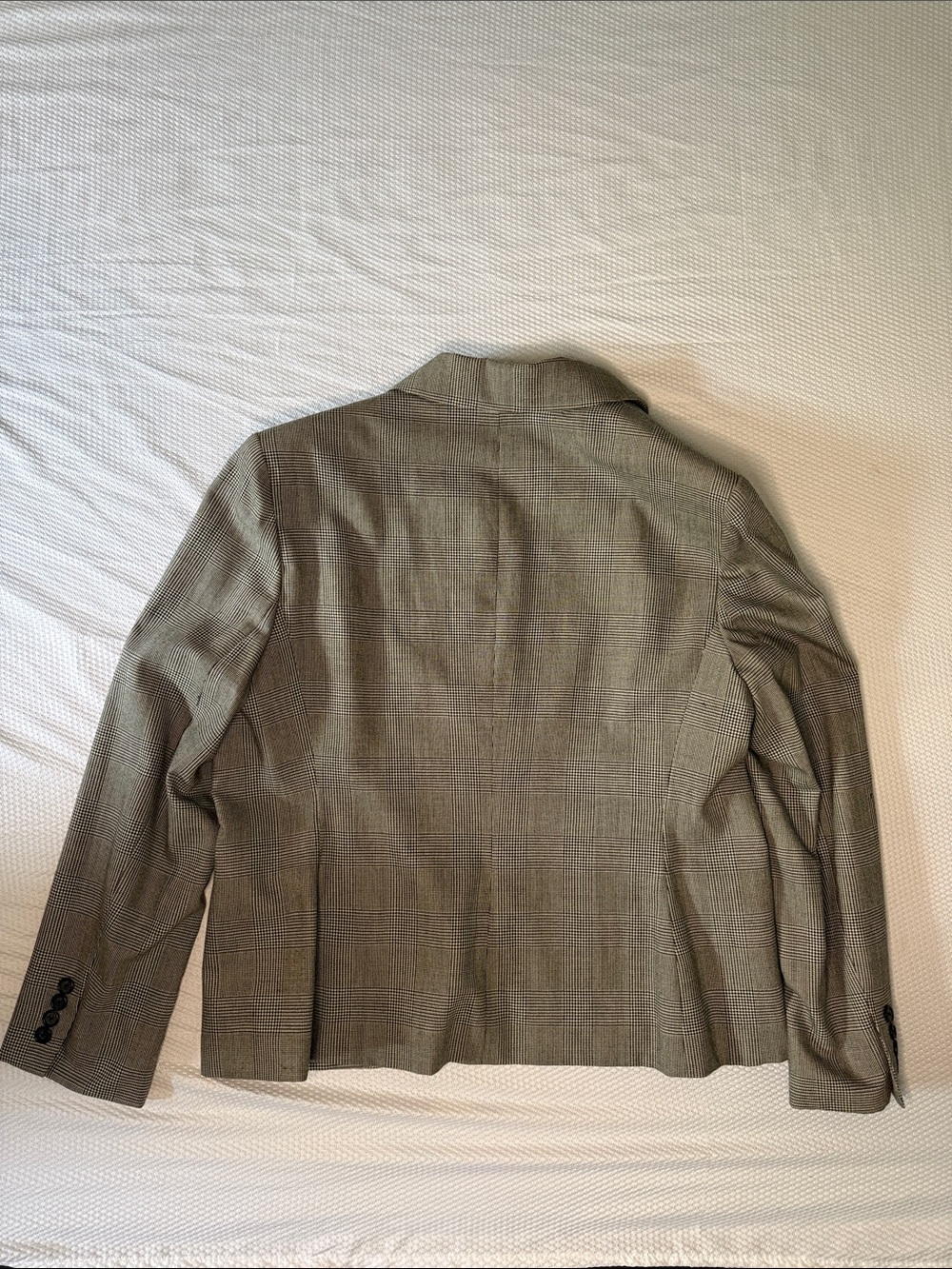 Lauren Ralph Lauren Brown Plaid Button-Up Jacket - Picture 4 of 5